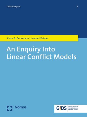 cover image of An Enquiry Into Linear Conflict Models
